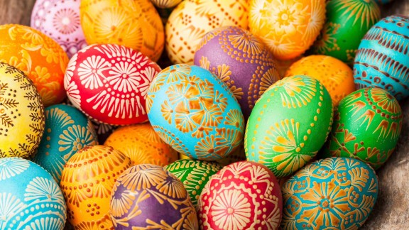 装饰华丽的复活节彩蛋