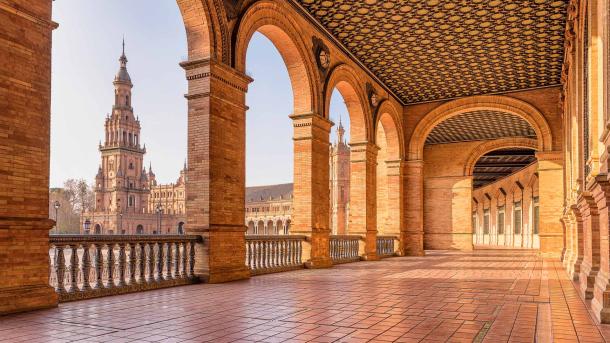 Plaza de España, Seville, Spain (© Horia Merla/Getty Images)