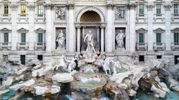 The Trevi Fountain in Rome, Italy (© Nico De Pasquale Photography/Getty Images)