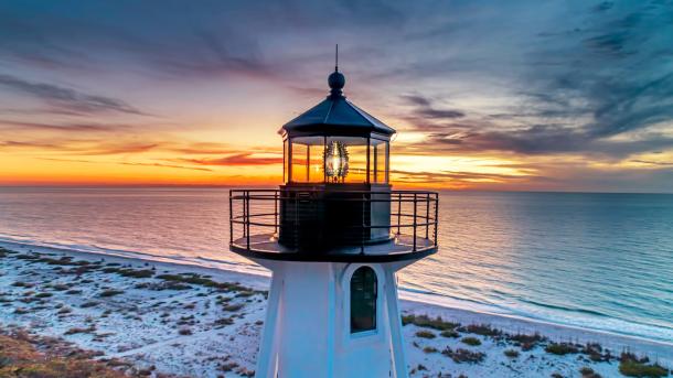 Gasparilla Island Rear Range Light, Boca Grande, Florida, USA (© Wiltser/Getty Images)