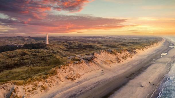 Lyngvig Leuchtturm, Hvide Sande, Dänemark (© Caroline Brundle Bugge/Getty Images)