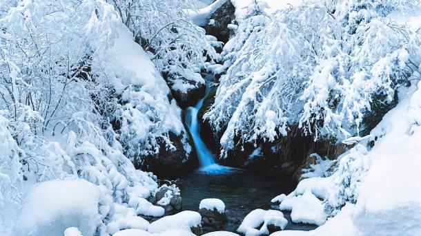 Un paysage de glace à l’italienne