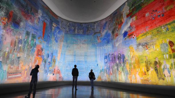 'The Spirit of Electricity' by Raoul Dufy, Museum of Modern Art, Paris, France (© BERTRAND GUAY/AFP via Getty Images)