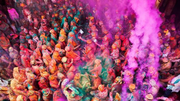 Colour, devotion and festive cheer