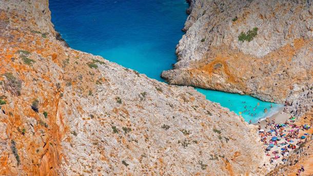 “Il porto del divolo”, la spiaggi più bella di Creta
