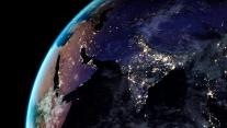 夜晚的地球