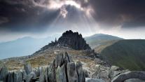 Castell y Gwynt,格莱德法赫山,雪墩山国家公园,英国北威尔士