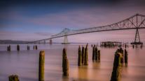 Astoria-Megler Bridge on the Columbia River, Astoria, Oregon 