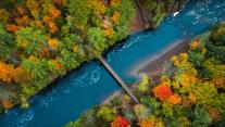 Bad River in Copper Falls State Park, Wisconsin 