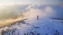 Feldberg Tower in the Black Forest, Baden-Württemberg, Germany 