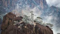 Winter in Huangshan Mountains, China 