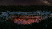 Cliff dwellings in Mesa Verde National Park in Colorado 