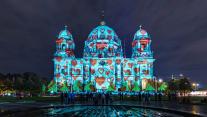 Berliner Dom in Herz-Illumination, Tag der Lichter, Berlin 