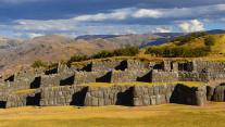 Inka-Ruine Sacsayhuamán bei Cusco, Peru 