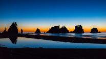 Shi Shi Beach im Olympic-Nationalpark, Washington, USA 