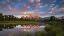 Sunrise at Grand Teton National Park, Wyoming 