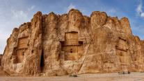 Naqsh-e Rustam archaeological site near Persepolis, Iran 