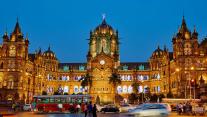 Maharashtra, Mumbai, Victoria Terminus railway station 
