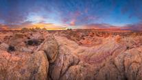 Sandstone rock formations, Vermilion Cliffs National Monument, Arizona 