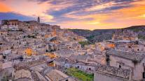 Tramonto a Matera, Basilicata, Italia 