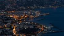 Città di Sanremo di notte 