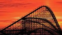 The Great White Roller Coaster at Wildwood, New Jersey 