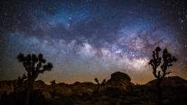 Milky Way over Joshua Tree National Park, California 