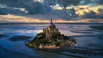 Mont-Saint-Michel, Normandy, France 