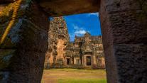 Prasat Phanom Rung temple ruins, Buriram province, Thailand 