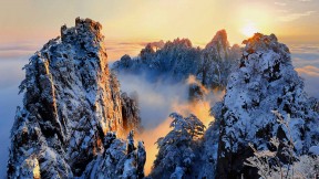 【今日大雪】黄山风景区，安徽省 (© Adam Wong/Prime/500px)(2016-12-06)