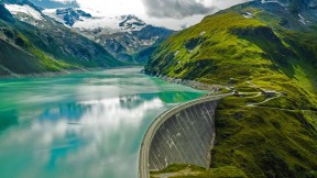 【2017-06-05】 奥地利的涟漪 卡普伦附近的莫瑟博登水库和穆塞尔坝，奥地利 (© Shutterstock)