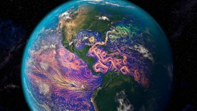 【2017-06-08】 海洋的力量 卫星图像展现出的美洲海洋流 (© Karsten Schneider/Science Photo Library)
