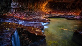 The Subway slot canyon in Zion National Park, Utah (© Stan Moniz/Tandem Stills + Motion)(2021-11-19)