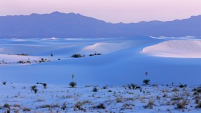 【2023-01-18】 世界最大的石膏沙漠 白沙国家公园，美国新墨西哥州 (© Andrea Harrell/Tandem Stills + Motion)