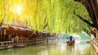 【2025-04-04】 春和景明 苏州古镇风景，江苏省，中国 (© gyn9038/Getty Images)