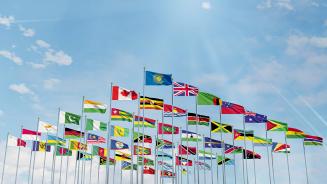 Flags of the Commonwealth of Nations (© hamzehsh12/iStock/Getty Images Plus)