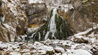 Gollinger Waterfalls, Tennengau, Salzburg, Austria (© Frank Fischbach/Alamy)