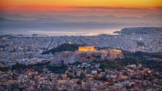 Blick über Athen und die Akropolis, Griechenland (© Mlenny/Getty Images)