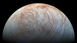 Jupiters Eismond Europa (© NASA/JPL-Caltech/SETI Institute)