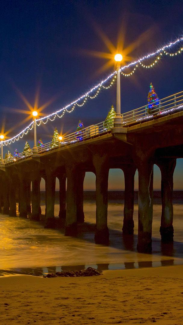 曼哈顿海滩码头,加利福尼亚州,美国 (© Mat Rick Photography/Aurora Photos)