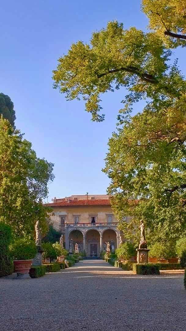 科尼西宫的花园，佛罗伦萨 (© Will Perrett/Alamy)