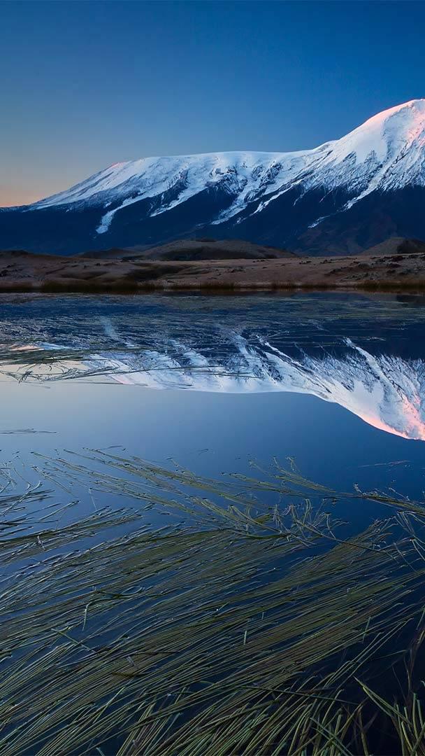 堪察加半岛上的扎尔巴奇克火山,俄罗斯 (© Egor Vlasov/Shutterstock)