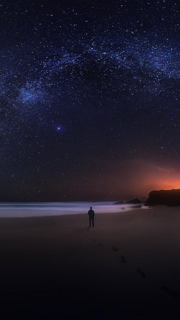 Milky Way over Southwest Alentejo and Vicentine Coast Natural Park, Portugal (© Daniel Garrido/Getty Images)