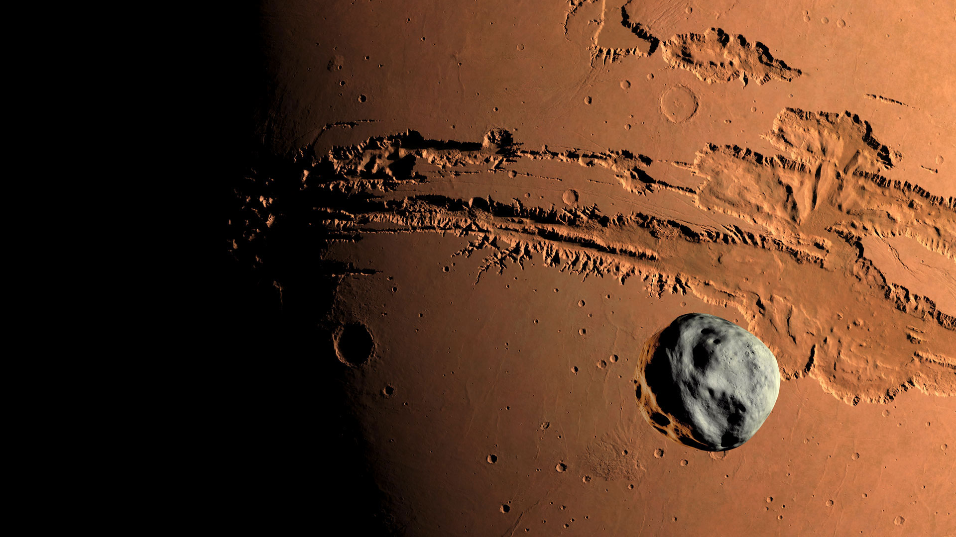 火星上的裂痕