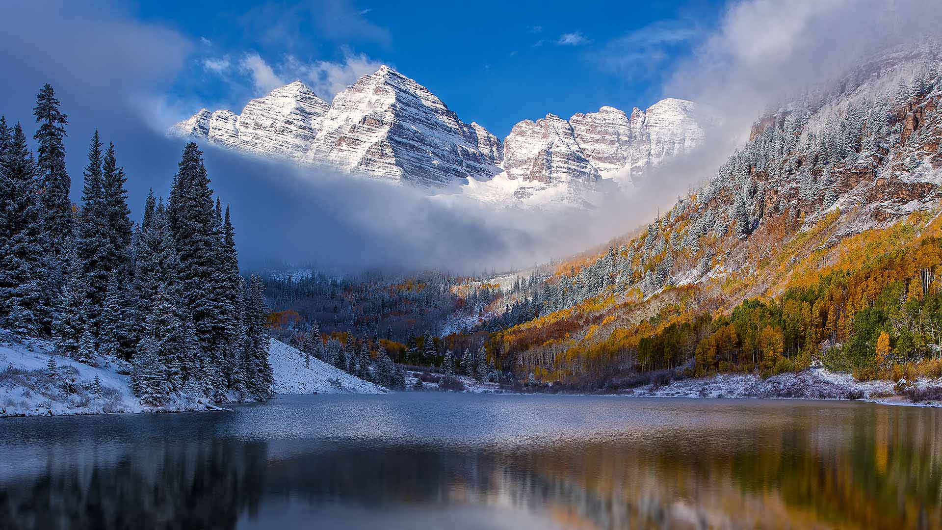 阿斯本附近的褐铃山，科罗拉多州 