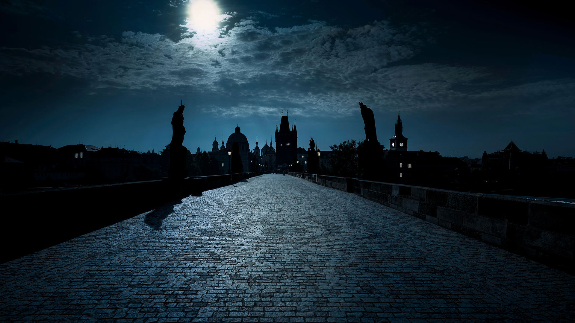 伏尔塔瓦河上的查理大桥，布拉格 