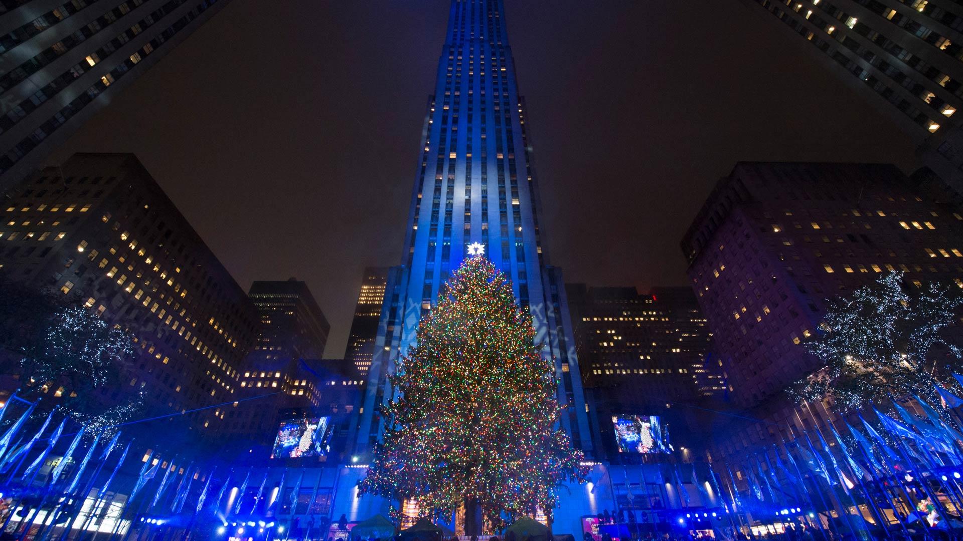 Rockefeller 'round the Christmas tree
